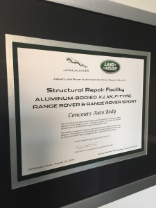 Jaguar Land Rover Certification